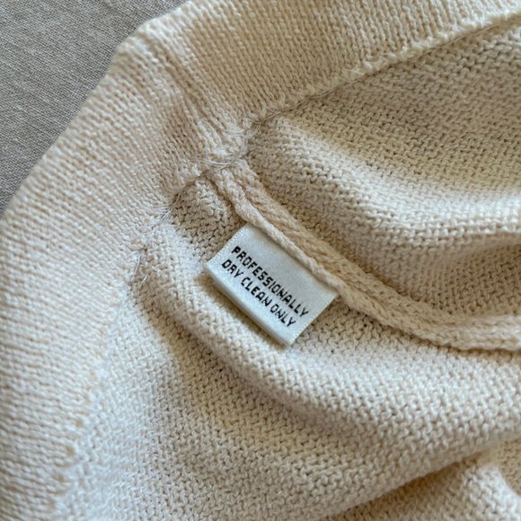 St. John Vintage Knit Set in Ivory - Picture 4 of 5